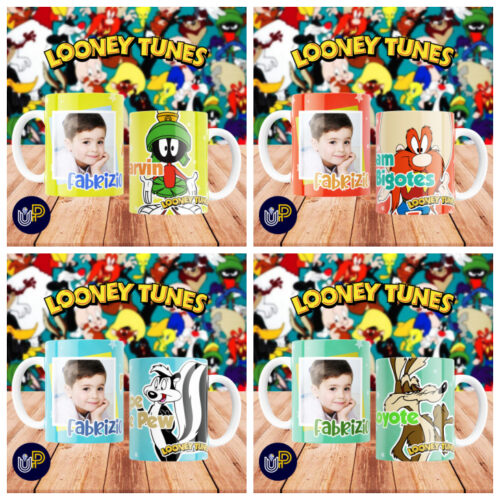 Plantillas para Tazas - Diseño Looney Tunes. - Imagen 2
