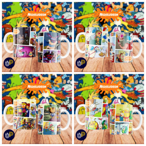 Plantillas para Tazas - Diseño Nickelodeon. - Imagen 2