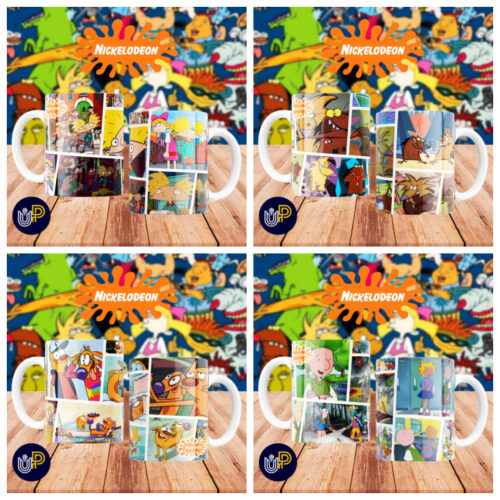 Plantillas para Tazas - Diseño Nickelodeon. - Imagen 3