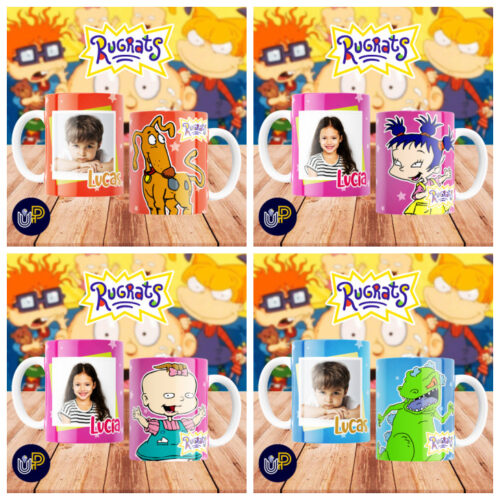 Plantillas para Tazas - Diseño Rugrats. - Imagen 2
