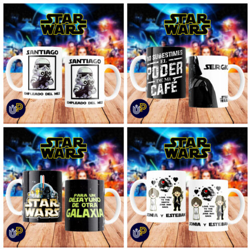 Plantillas para Tazas - Diseño Star Wars. - Imagen 3